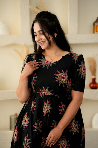 CHAKRA | MATERNITY COTTON MAXI ANKLE LENGTH