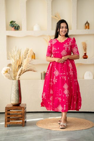 KOLLAM | MATERNITY COTTON MAXI ANKLE LENGTH