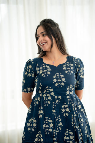 BHUTTA FLOWERS | MATERNITY COTTON MAXI ANKLE LENGTH