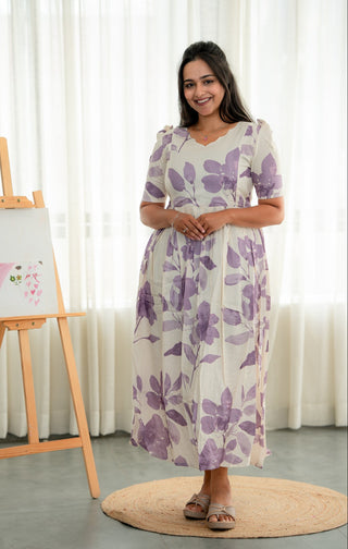 MISTY LOVE | MATERNITY COTTON MAXI FULL LENGTH