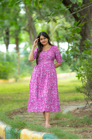 CLUSTER FLORA | MATERNITY MAXI ANKLE LENGTH