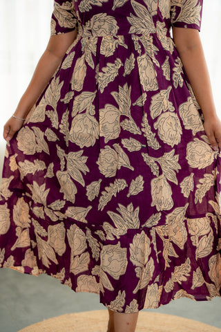 HAIL GRACE | MATERNITY COTTON MAXI ANKLE LENGTH