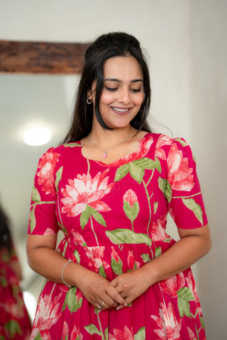 DREAMY LOTUS | MATERNITY COTTON MAXI ANKLE LENGTH