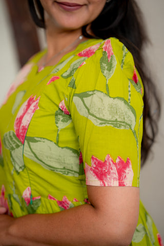 LOTUS MISCHIEF | MATERNITY COTTON MAXI FULL LENGTH