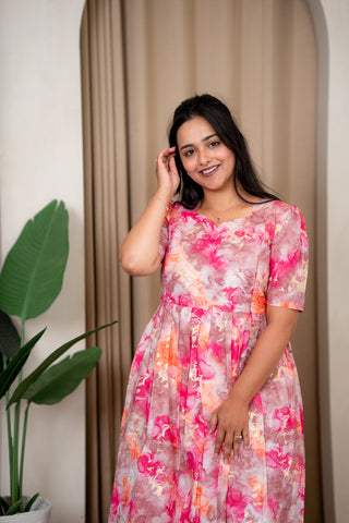 SPLASH | MATERNITY COTTON MAXI FULL LENGTH
