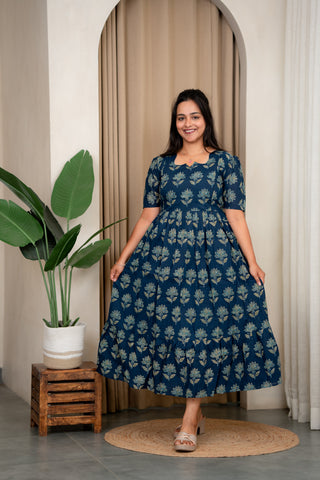 BOHO | MATERNITY COTTON MAXI ANKLE LENGTH