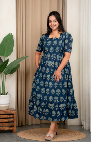 BOHO | MATERNITY COTTON MAXI ANKLE LENGTH