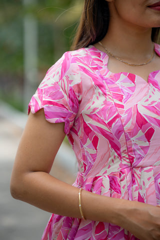 PINK FOLIAGE | MATERNITY MAXI ANKLE LENGTH