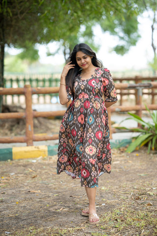 HERITAGE KALEIDOSCOPE | MATERNITY MAXI ANKLE LENGTH