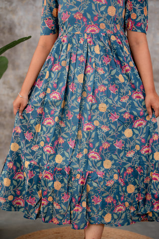 TWINING PETALS | MATERNITY COTTON MAXI ANKLE LENGTH