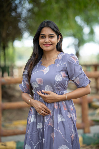 POPPIES FEATHER | MATERNITY MAXI ANKLE LENGTH