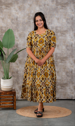 TRELIS | MATERNITY COTTON MAXI FULL LENGTH