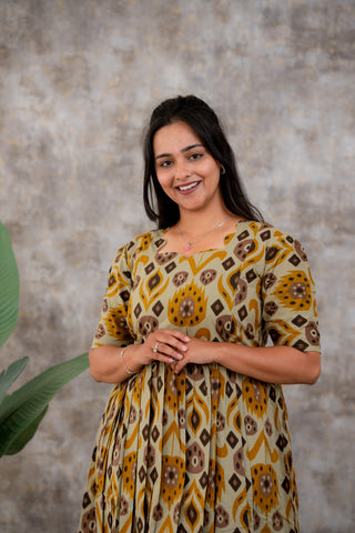 TRELIS | MATERNITY COTTON MAXI FULL LENGTH