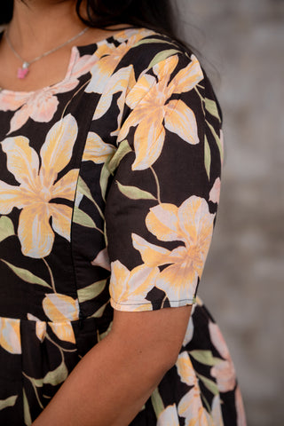 GRANDEUR GARDEN | MATERNITY COTTON MAXI FULL LENGTH