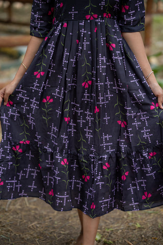 SHADOW LATTICE | MATERNITY MAXI ANKLE LENGTH