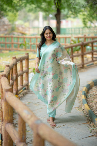 MINT RIVERIE | MATERNITY KURTI SET