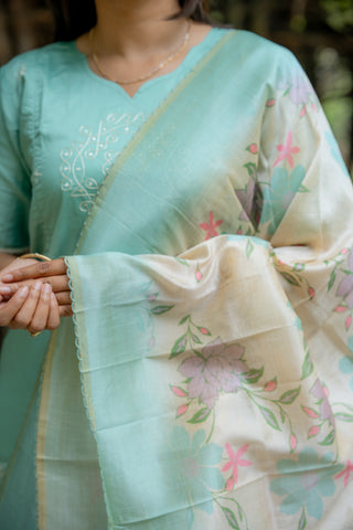 MINT RIVERIE | MATERNITY KURTI SET
