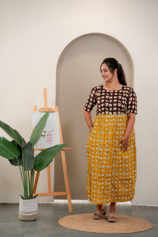 DUAL JUMBO | MATERNITY COTTON MAXI FULL LENGTH