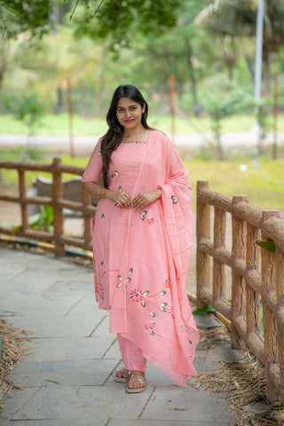 BLUSH WHISPER | MATERNITY KURTI SET