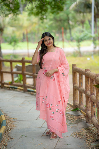 BLUSH WHISPER | MATERNITY KURTI SET
