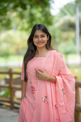 BLUSH WHISPER | MATERNITY KURTI SET