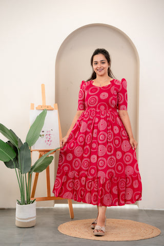 CIRCLE | MATERNITY COTTON MAXI ANKLE LENGTH
