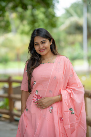 BLUSH WHISPER | MATERNITY KURTI SET