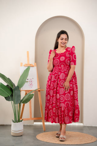 CIRCLE | MATERNITY COTTON MAXI ANKLE LENGTH