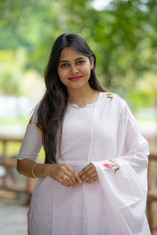 MOONLIT AURA | MATERNITY KURTI SET