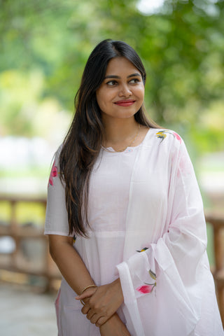 MOONLIT AURA | MATERNITY KURTI SET