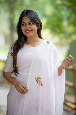 MOONLIT AURA | MATERNITY KURTI SET
