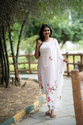 MOONLIT AURA | MATERNITY KURTI SET