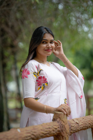 MOONLIT AURA | MATERNITY KURTI SET