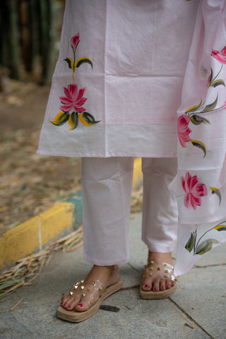 MOONLIT AURA | MATERNITY KURTI SET