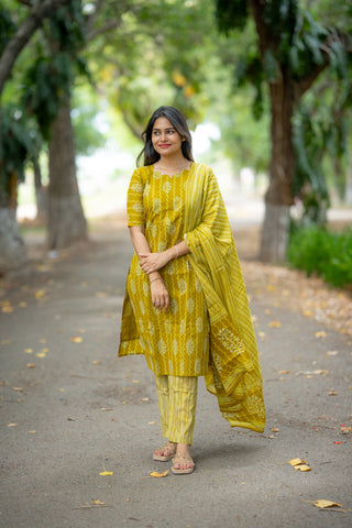 MARIGOLD RAIN | MATERNITY KURTI SET