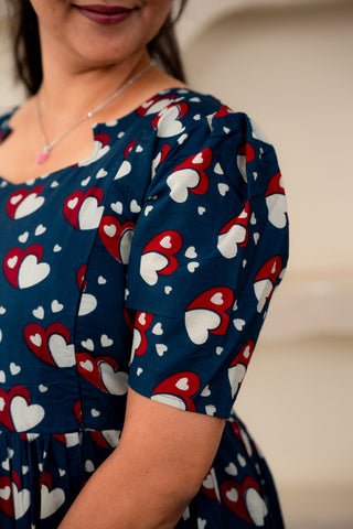 DUAL HEARTS | MATERNITY COTTON MAXI FULL LENGTH