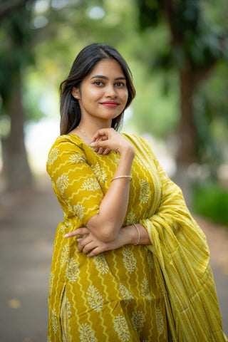 MARIGOLD RAIN | MATERNITY KURTI SET