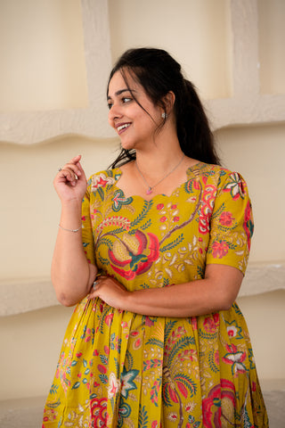 CHIC MEADOW | MATERNITY COTTON MAXI ANKLE LENGTH
