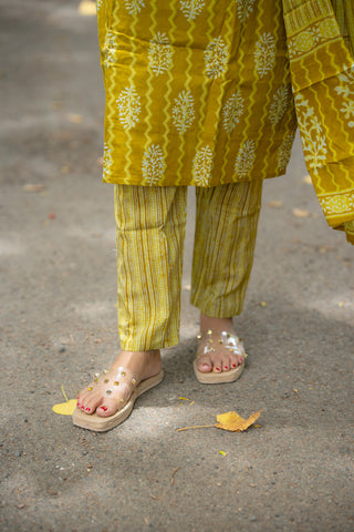 MARIGOLD RAIN | MATERNITY KURTI SET