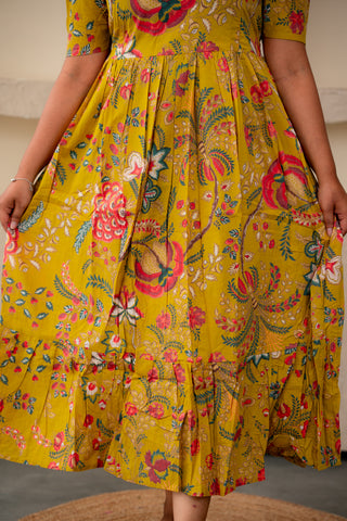 CHIC MEADOW | MATERNITY COTTON MAXI ANKLE LENGTH