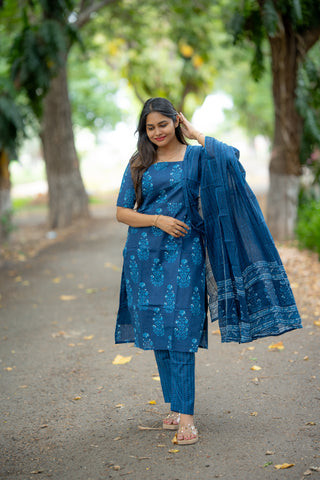 OCEAN PAISLEY | MATERNITY KURTI SET