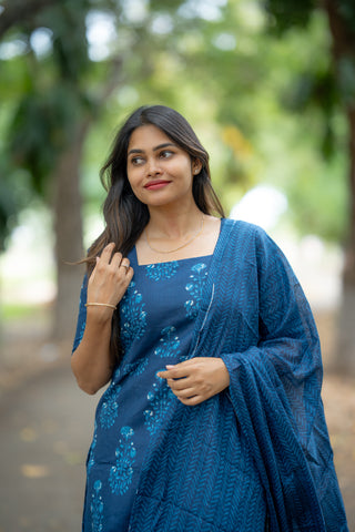 OCEAN PAISLEY | MATERNITY KURTI SET