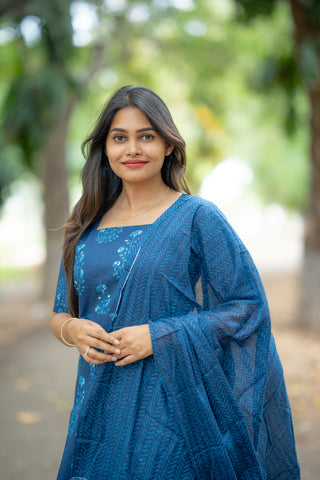 OCEAN PAISLEY | MATERNITY KURTI SET