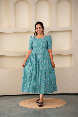 TINY GAREDEN | MATERNITY COTTON MAXI FULL LENGTH