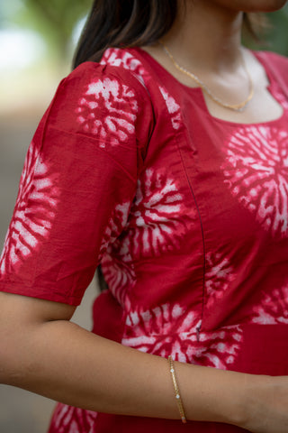 CRIMSON RADIANCE | MATERNITY KURTI SET