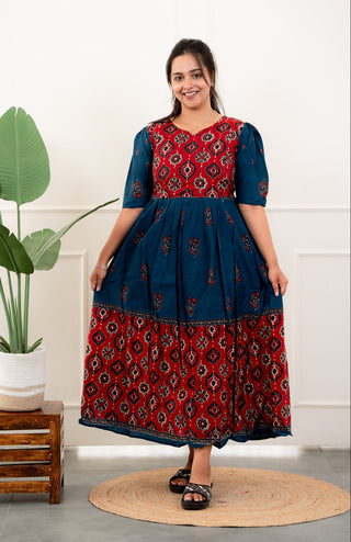 AVANI HERITAGE | MATERNITY COTTON MAXI FULL LENGTH