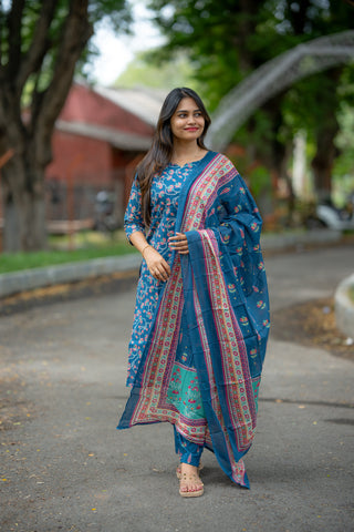 PEACOCK PETAL | MATERNITY KURTI SET