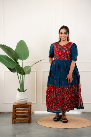 AVANI HERITAGE | MATERNITY COTTON MAXI FULL LENGTH