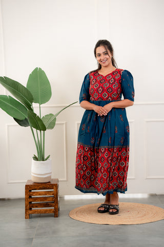 AVANI HERITAGE | MATERNITY COTTON MAXI FULL LENGTH