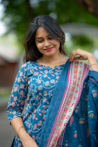 PEACOCK PETAL | MATERNITY KURTI SET